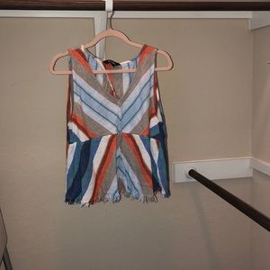 Comfy, flowy, open-back blouse.